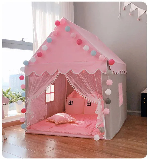 Portable Pink Kids Tent - Fun Foldable Playhouse