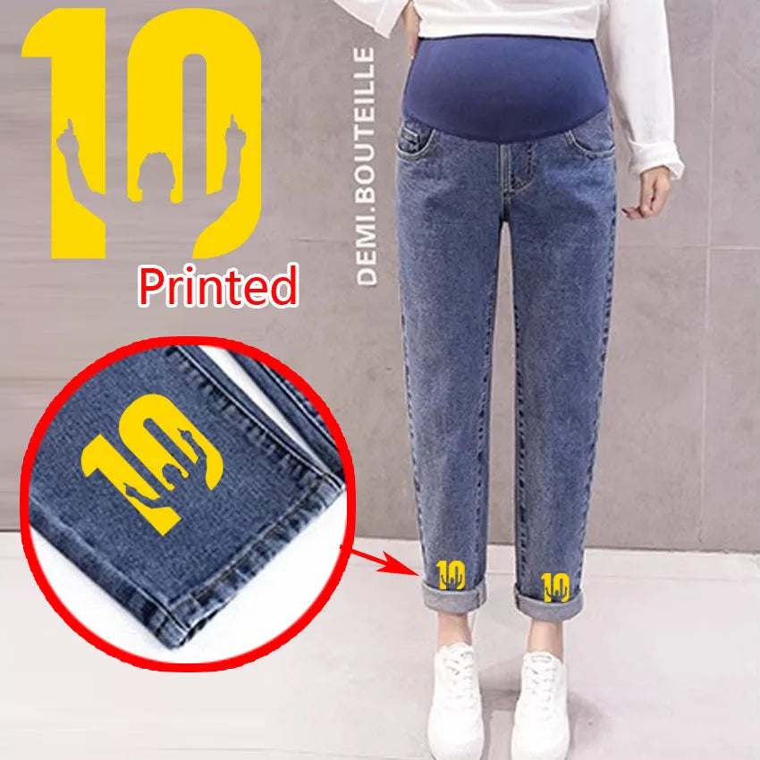 š Step into comfort and style with our Pregnancy Abdominal Jeans! š¤°š - The Little Big Store