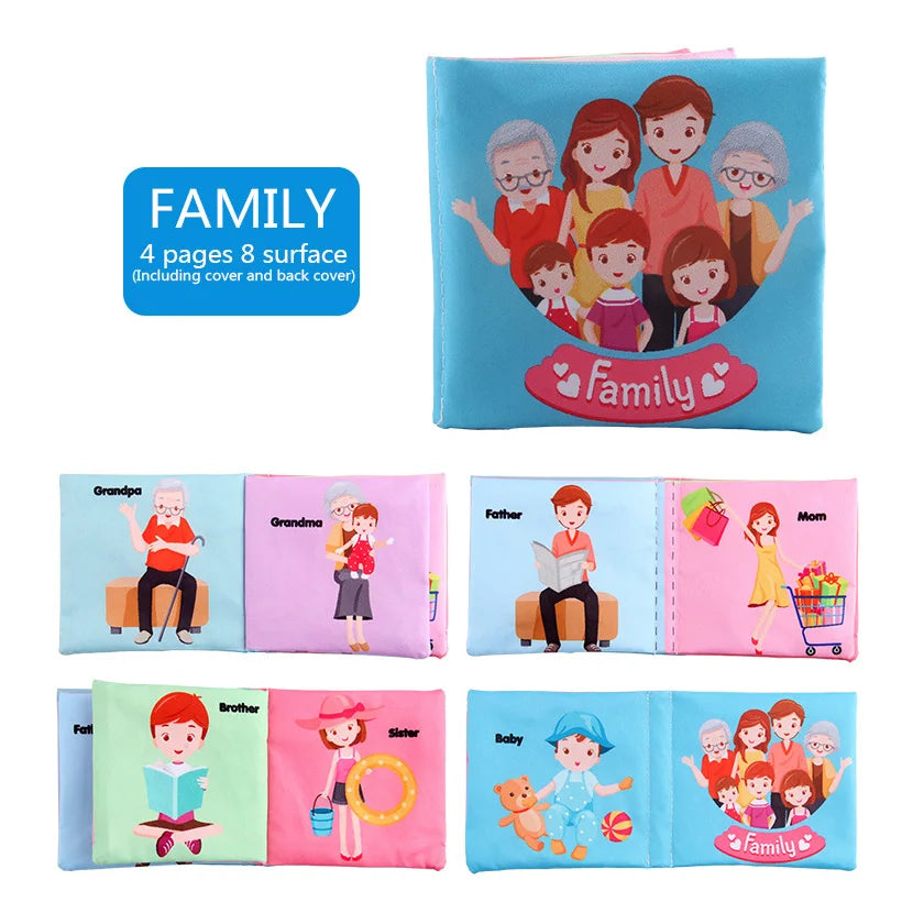 Enlighten & Engage: Baby Cloth Books - Interactive Early Learning Toys for Toddlers (12-72 Months) - The Little Big Store