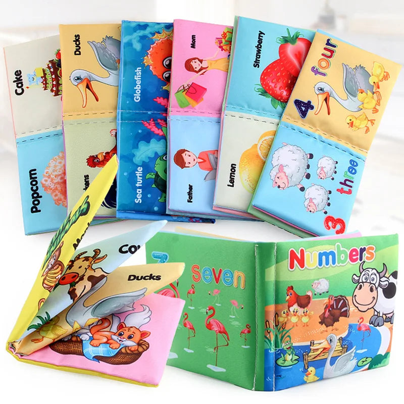 Enlighten & Engage: Baby Cloth Books - Interactive Early Learning Toys for Toddlers (12-72 Months) - The Little Big Store