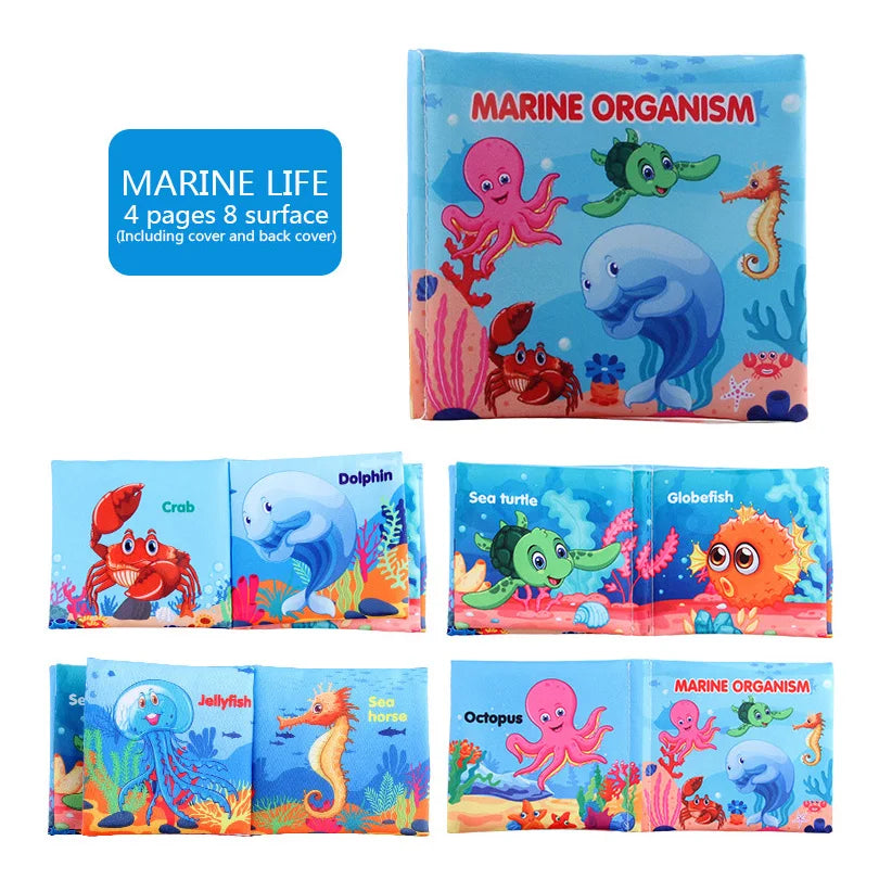 Enlighten & Engage: Baby Cloth Books - Interactive Early Learning Toys for Toddlers (12-72 Months) - The Little Big Store