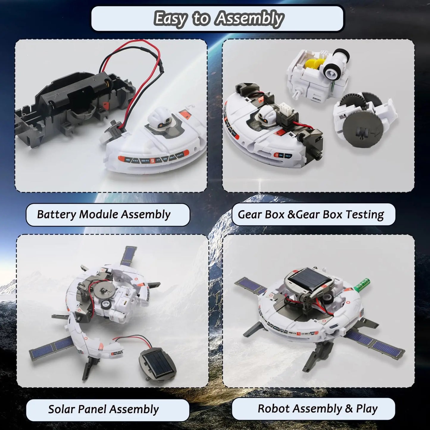 ππ€ Explore Solar Power with Our Solar Robot Educational Toy Kit! - The Little Big Store