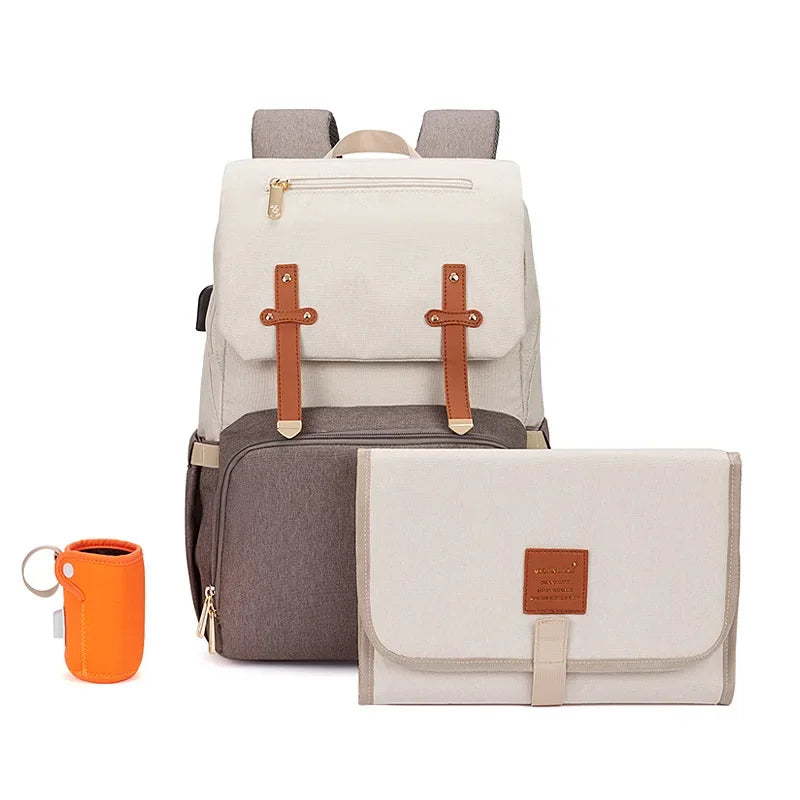 Parenting on the Go: Baby Diaper Bag with USB Port for Modern Moms and Dads! - The Little Big Store