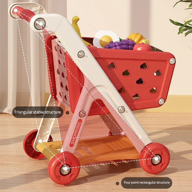 Shopping cart toy baby small trolley - The Little Big Store