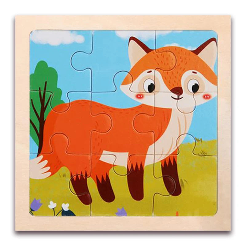 Whimsical Woodworks: Interactive Kids' Wooden Puzzles - Dive into Adventure! - The Little Big Store