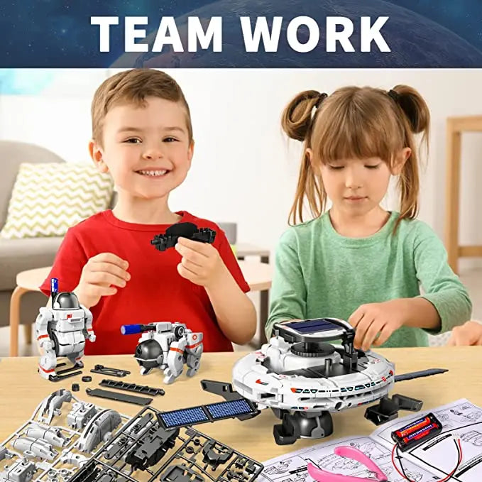 SolarBot Explorers: 12-in-1 Science Experiment Solar Robot Kit for Kids ππ€π