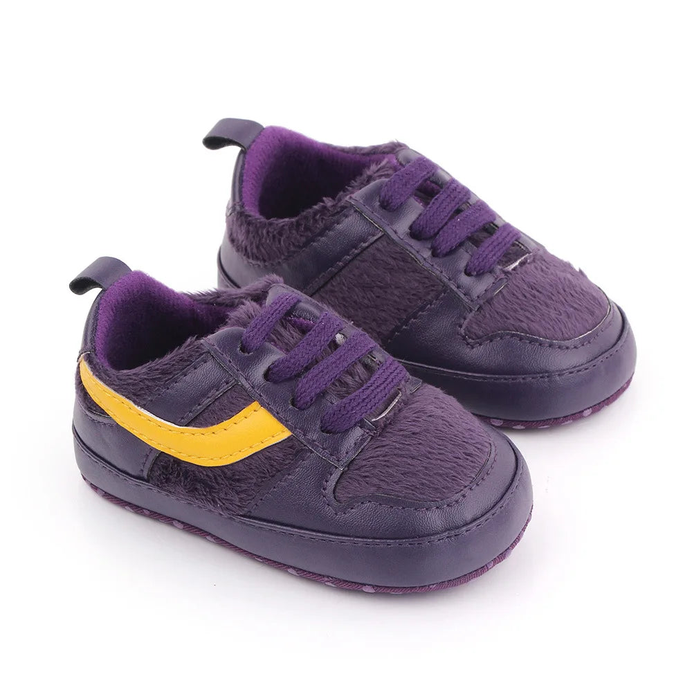 👟✨ Step into Cuteness: Baby Two Striped Sneaker – Stride in Style with Adorable Comfort!" ✨ - The Little Big Store