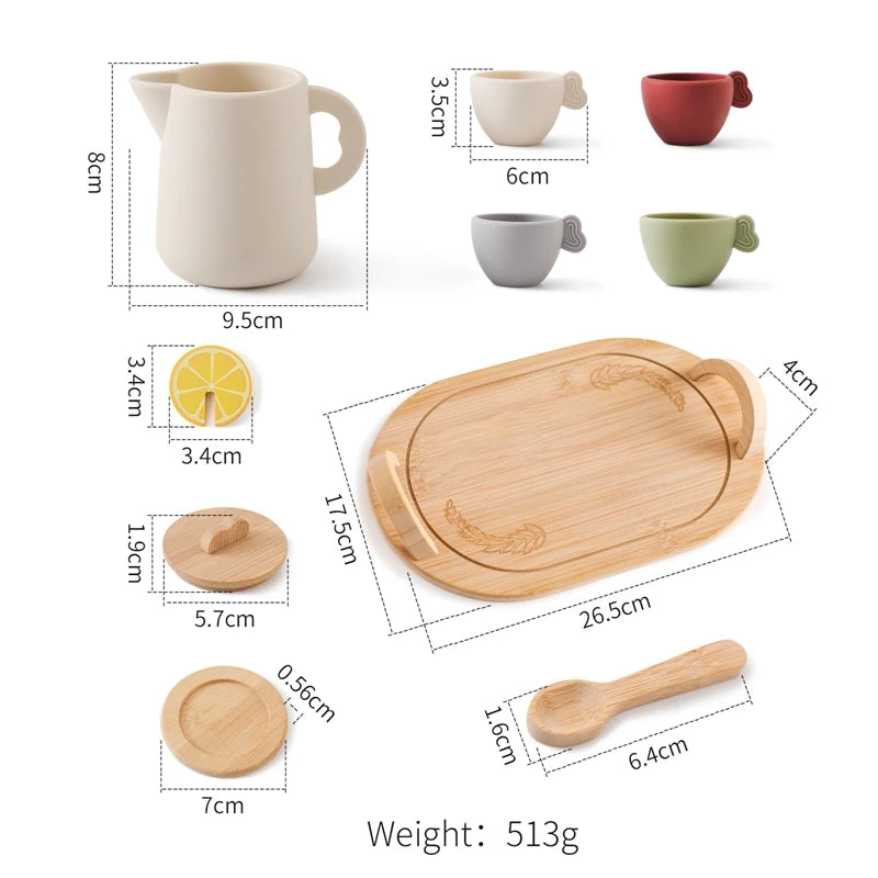 Wooden Bandstand Model Removable Set Mobile Drum