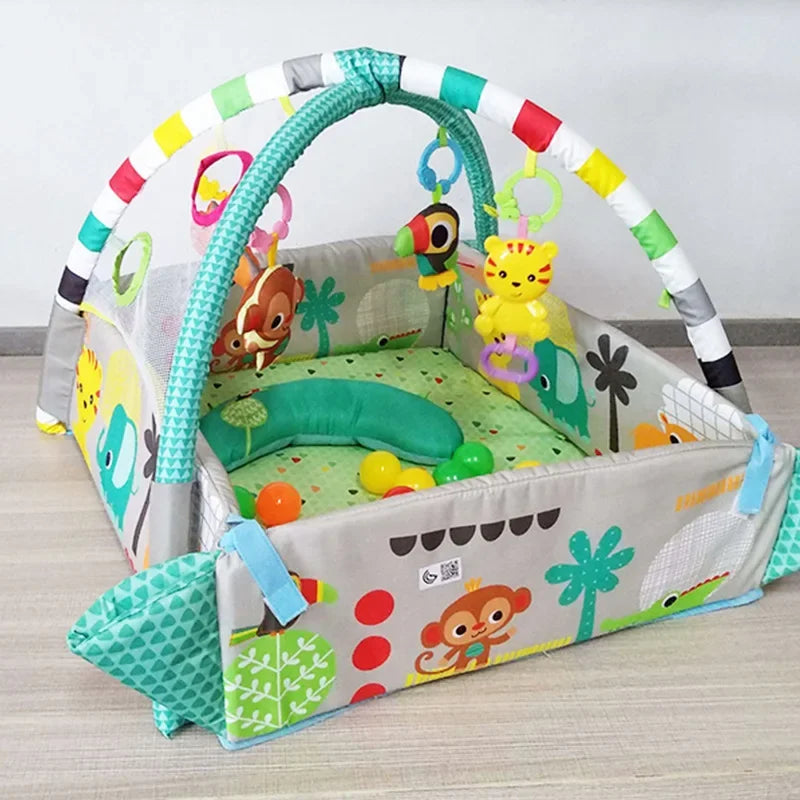 Parent-Child Baby Fitness Frame: Soft Crawling Mat & Educational Toy for Boys and Girls - The Little Big Store