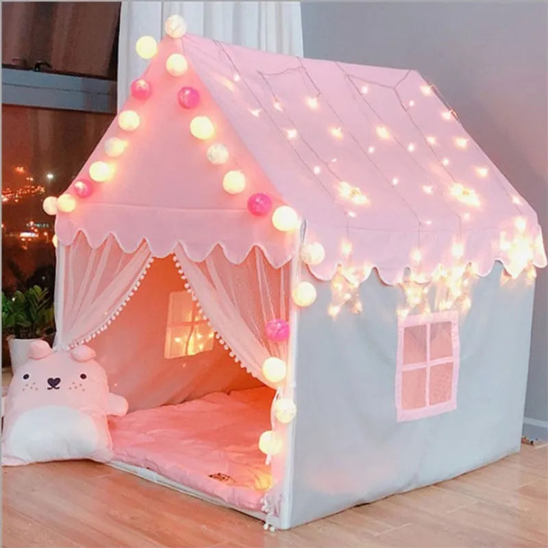 Portable Pink Kids Tent - Fun Foldable Playhouse