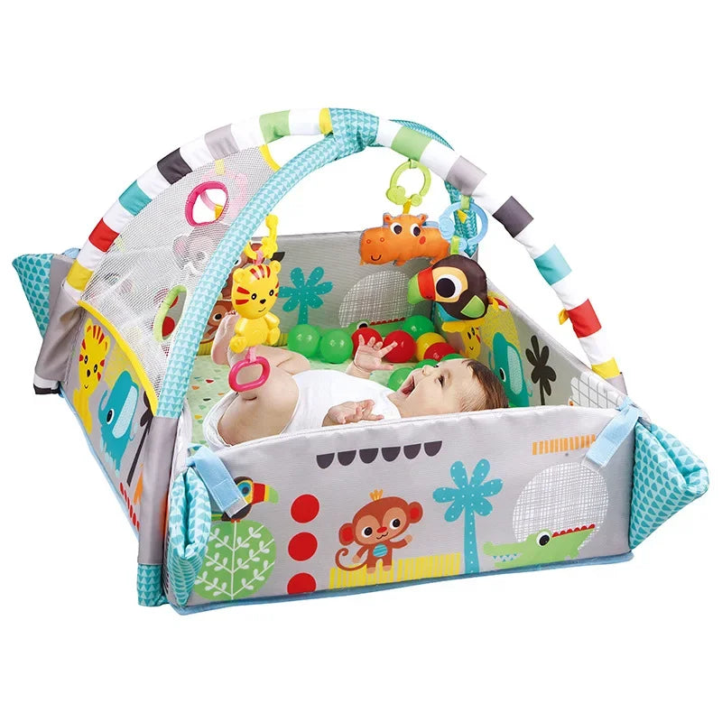 Parent-Child Baby Fitness Frame: Soft Crawling Mat & Educational Toy for Boys and Girls - The Little Big Store