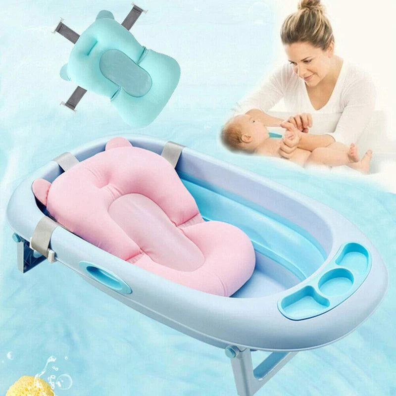 Safe and Cozy Bath Time: Non-Slip Baby Bath Mat Tub! ππΆπ - The Little Big Store
