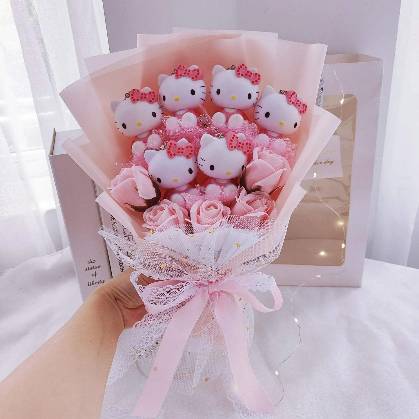 Purrfect Plush Kitty Bouquet - The Little Big Store