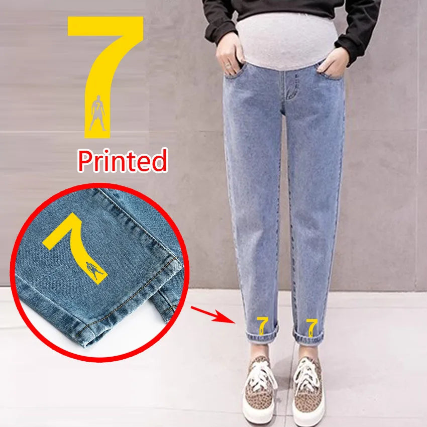 š Step into comfort and style with our Pregnancy Abdominal Jeans! š¤°š - The Little Big Store