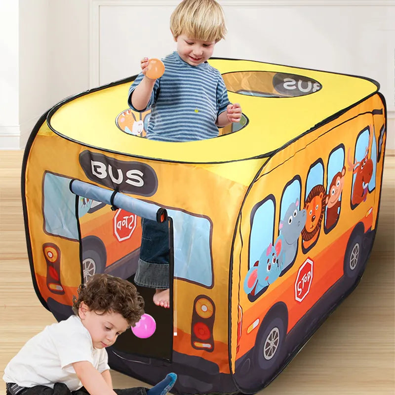 ππ Drive into Fun with Our Kid Foldable Car-Themed Play Tent! - The Little Big Store