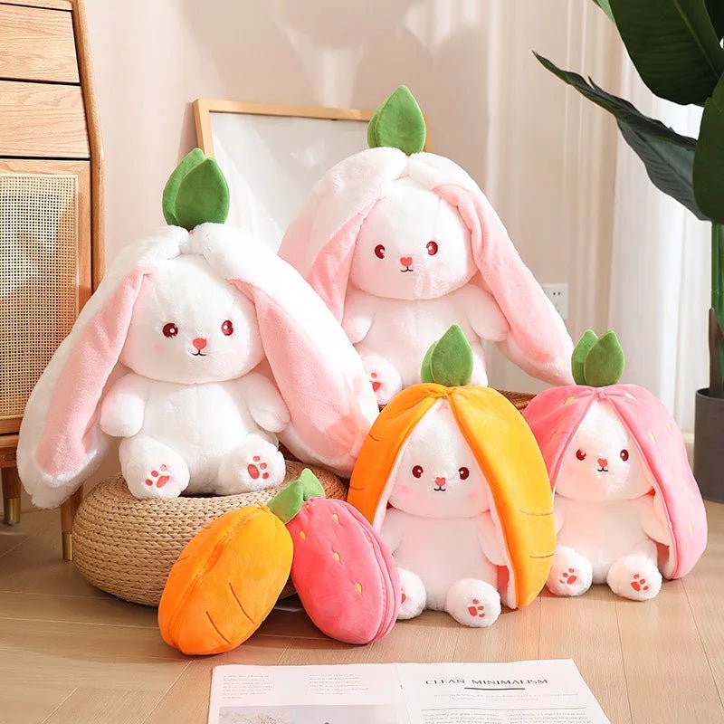 Adorable Bunny Plush Toys: Strawberry-Sweet Stuffed Rabbits for Hugging and Gifting