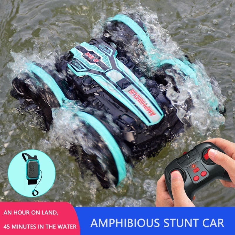 Amphibious Stunt Car Toy: Make a Splash with Exciting Land and Water Adventures!