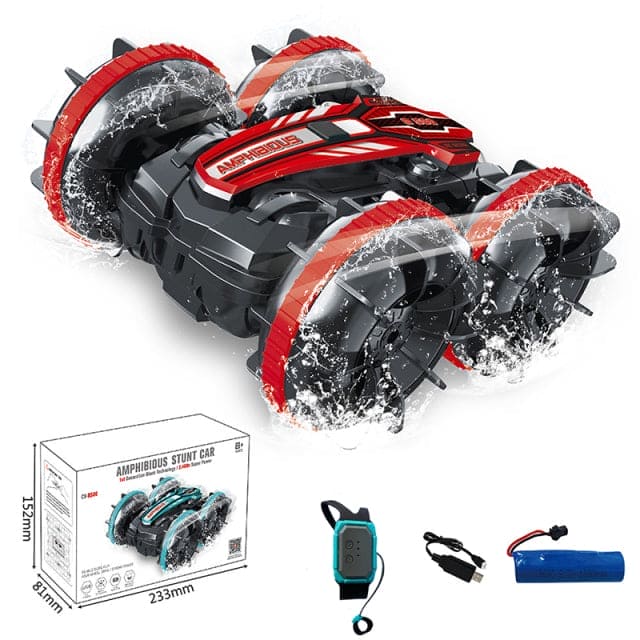 Amphibious Stunt Car Toy: Make a Splash with Exciting Land and Water Adventures!