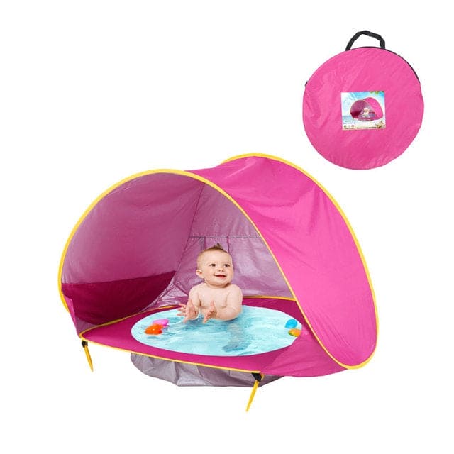 SandySprout™ Baby Beach Tent: UV Protection Sun Shelter with Pool Shade