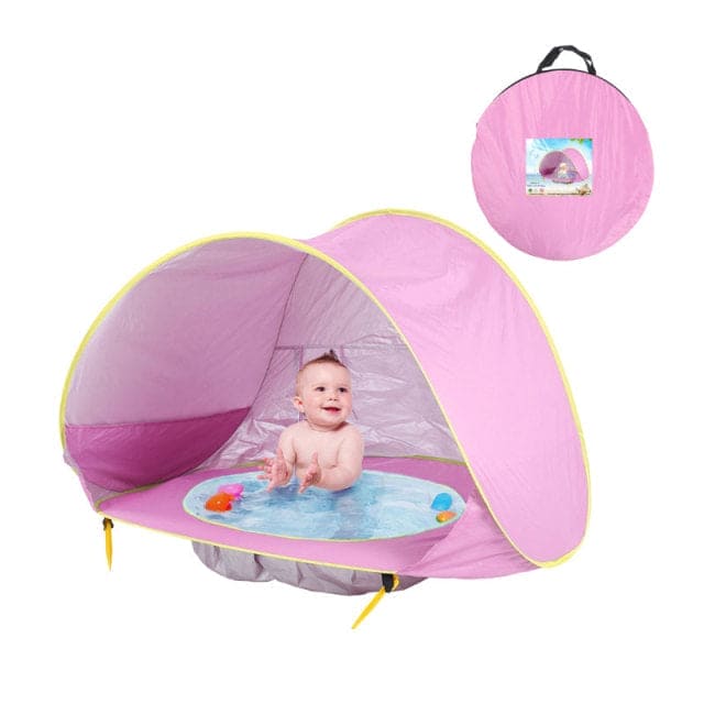 SandySprout™ Baby Beach Tent: UV Protection Sun Shelter with Pool Shade