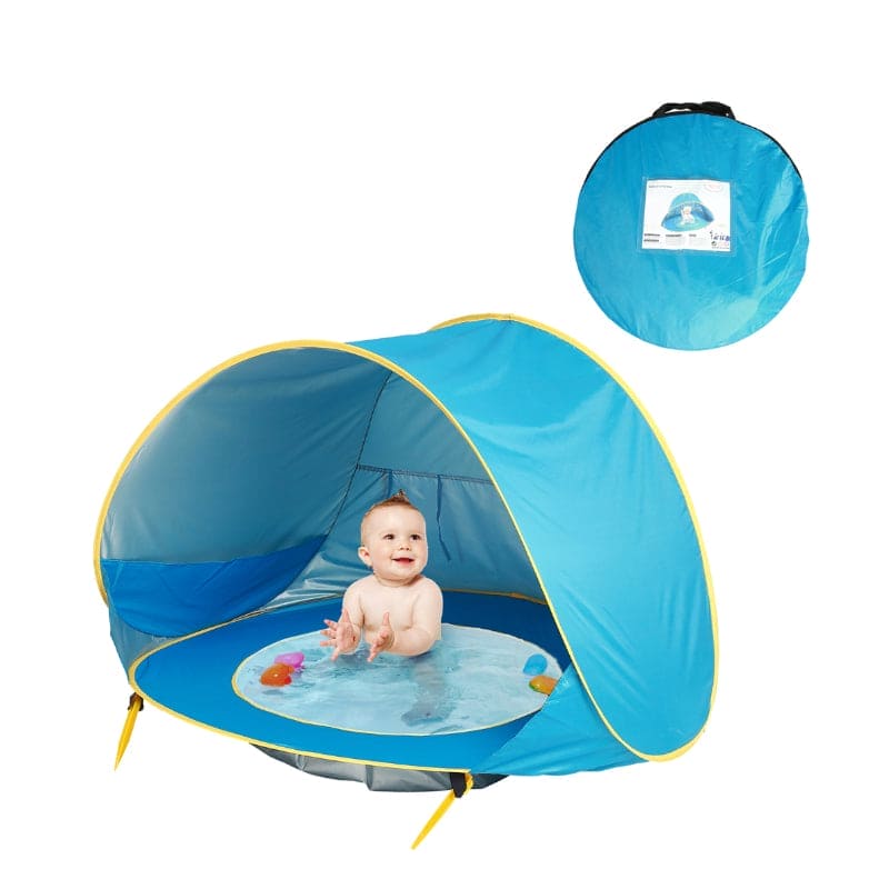 SandySprout™ Baby Beach Tent: UV Protection Sun Shelter with Pool Shade