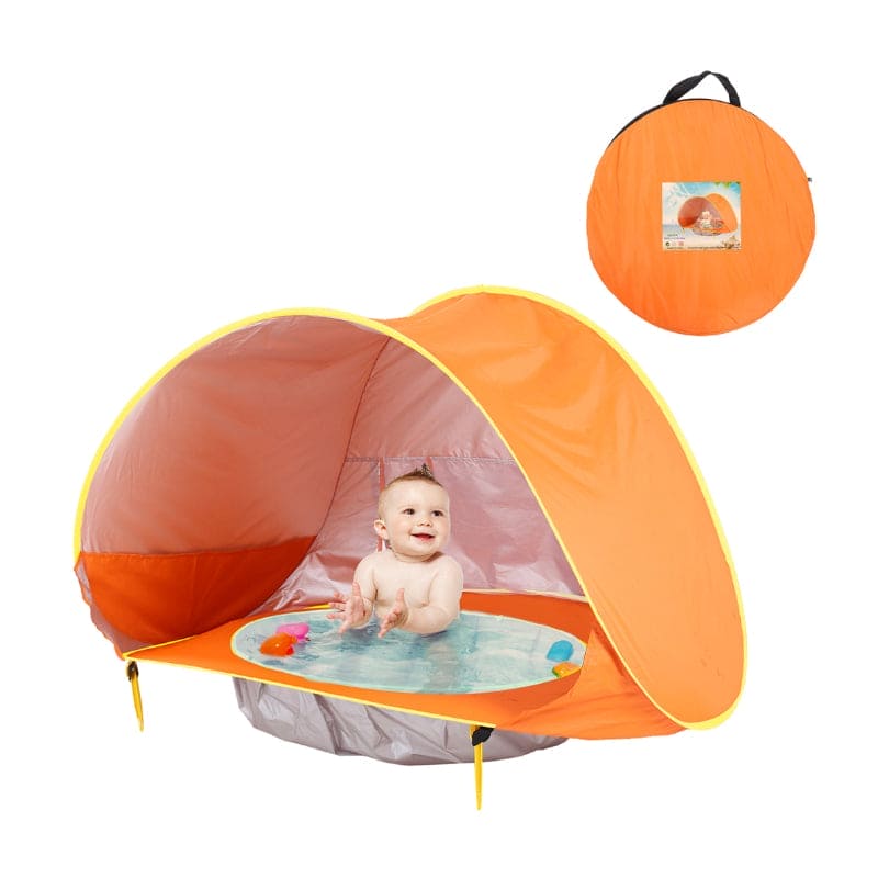 SandySprout™ Baby Beach Tent: UV Protection Sun Shelter with Pool Shade