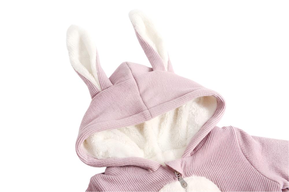 Baby Cartoon Shape Design Soft Fleece Thickened Romper In Autumn & Winter - The Little Big Store