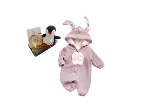 Baby Cartoon Shape Design Soft Fleece Thickened Romper In Autumn & Winter - The Little Big Store