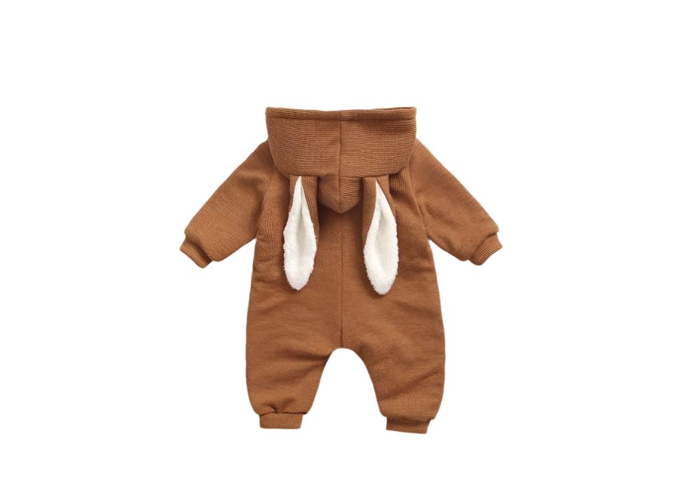 Baby Cartoon Shape Design Soft Fleece Thickened Romper In Autumn & Winter - The Little Big Store