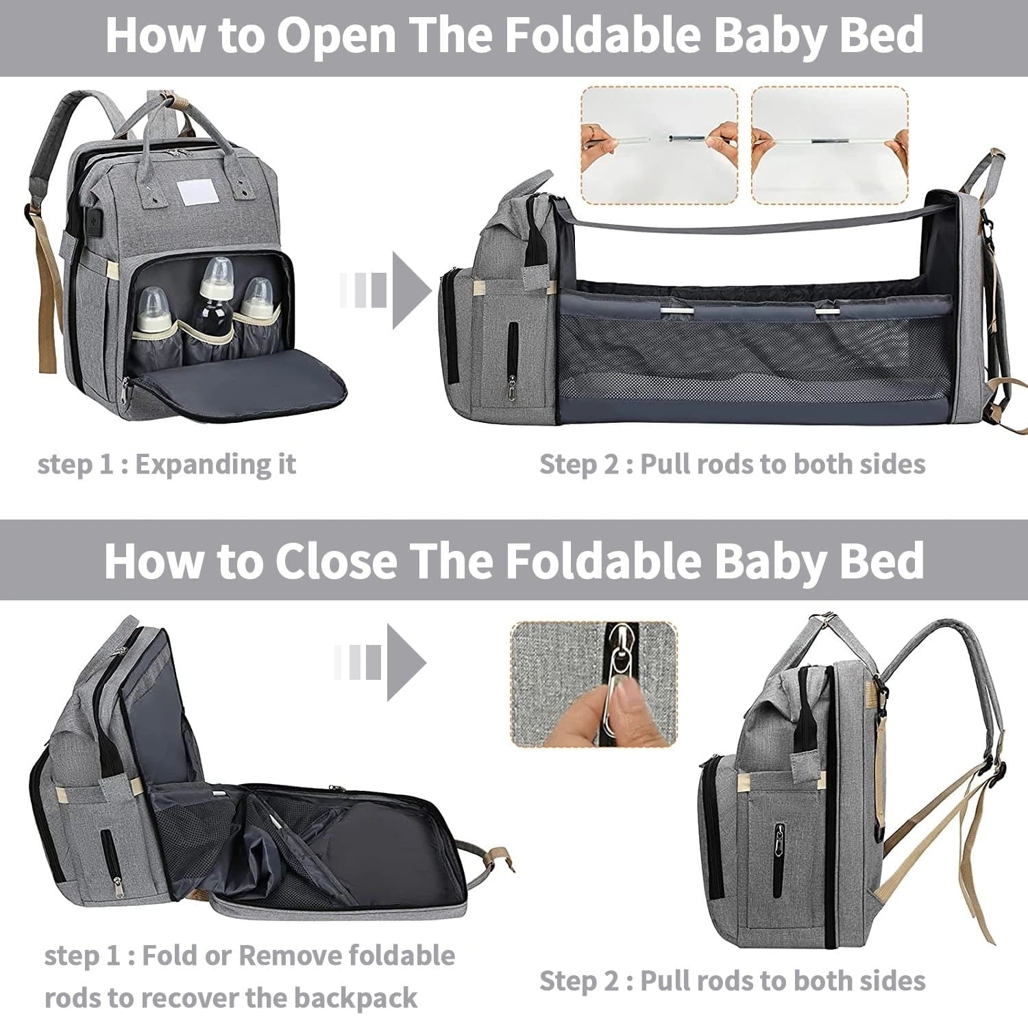 Mommy's Magic Tote™: The Ultimate Baby Diaper Bag