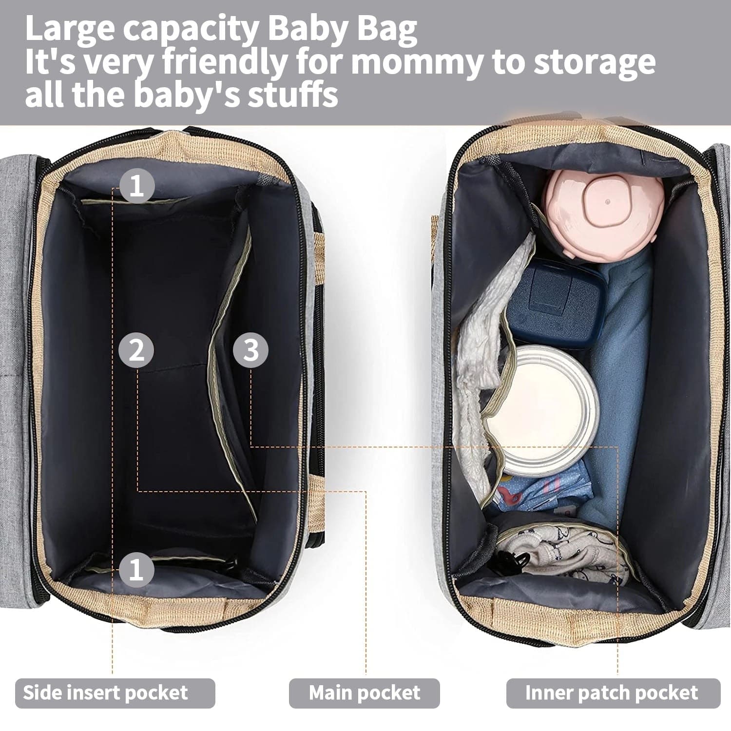 Mommy's Magic Tote™: The Ultimate Baby Diaper Bag