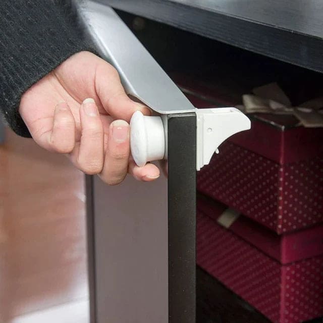 Baby Magnetic Cabinet Locks: Smart and Safe Storage Solutions for Your Little Explorer! - The Little Big Store