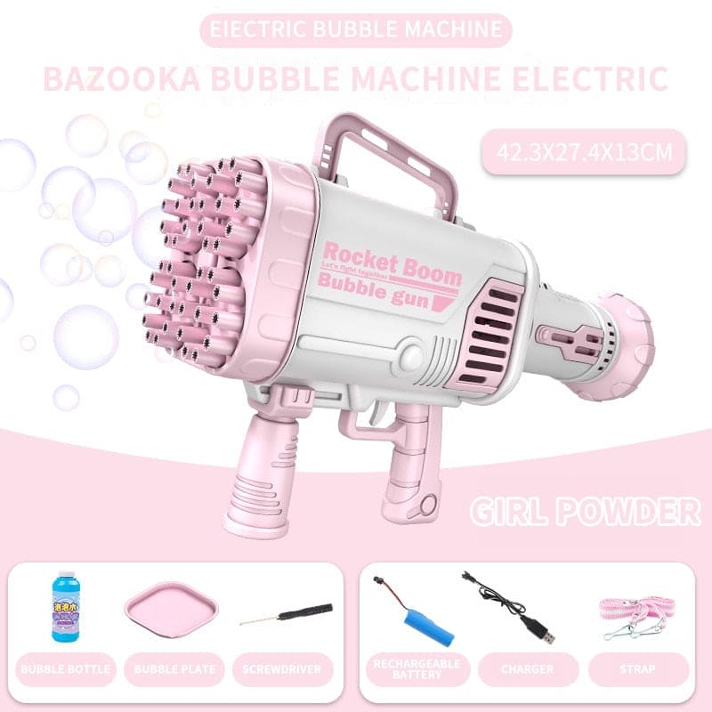 🫧 Bubble Magic™ Electric Bubble Gun – Bursting Joy in Every Bubble! 🫧