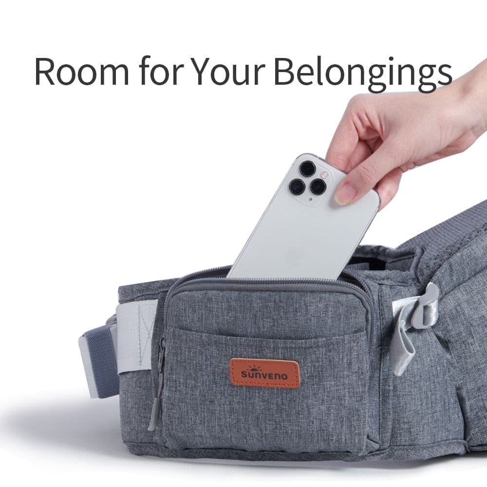 👶 HipHug™ – Baby Waist Seat Carrier for Stylish, Supportive Comfort 🤱💼