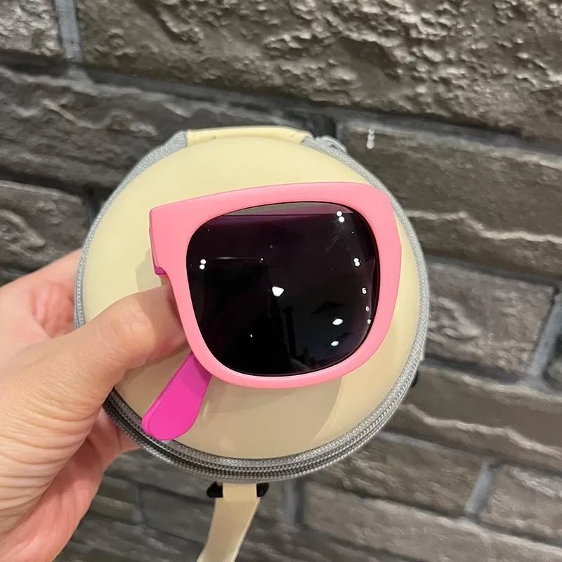 Cartoon Foldable Shades: Sun Protection for Kids!