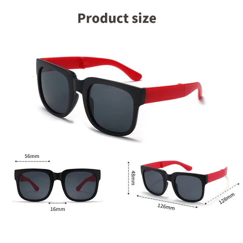Cartoon Foldable Shades: Sun Protection for Kids!