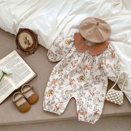 Cartoon Graphic Autumn Romper Clothes Sets - The Little Big Store