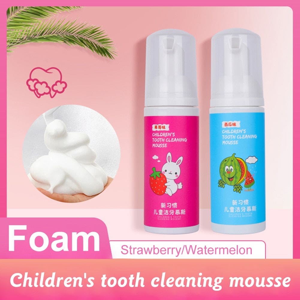 Children Mousse Toothpaste - The Little Big Store