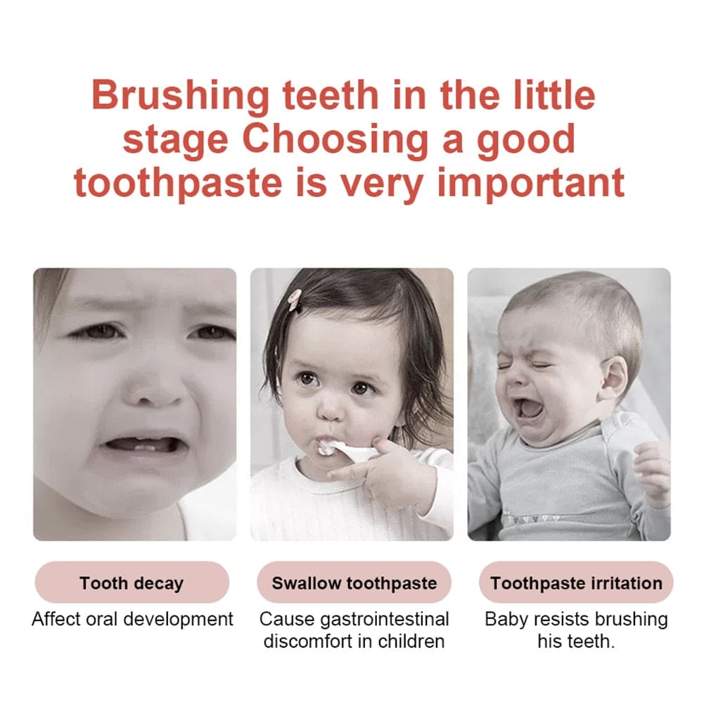 Children Mousse Toothpaste - The Little Big Store