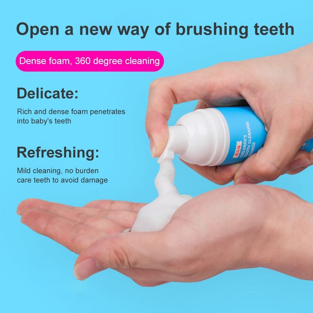 Children Mousse Toothpaste - The Little Big Store