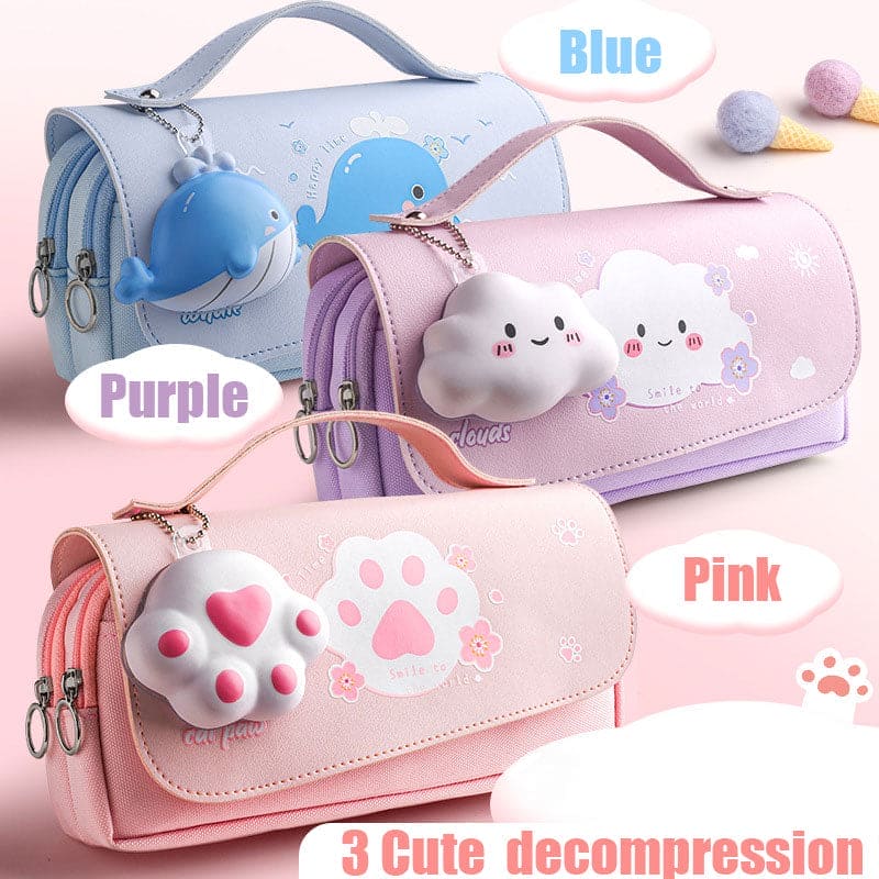 ChillZone Pencil Pouch: Stylish School Essential - The Little Big Store