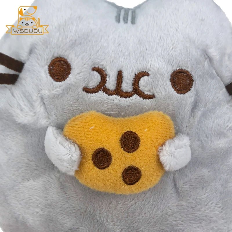 Chubby Cat Cutie: Plush Kitten Pillow and Cuddly Rainbow Toy