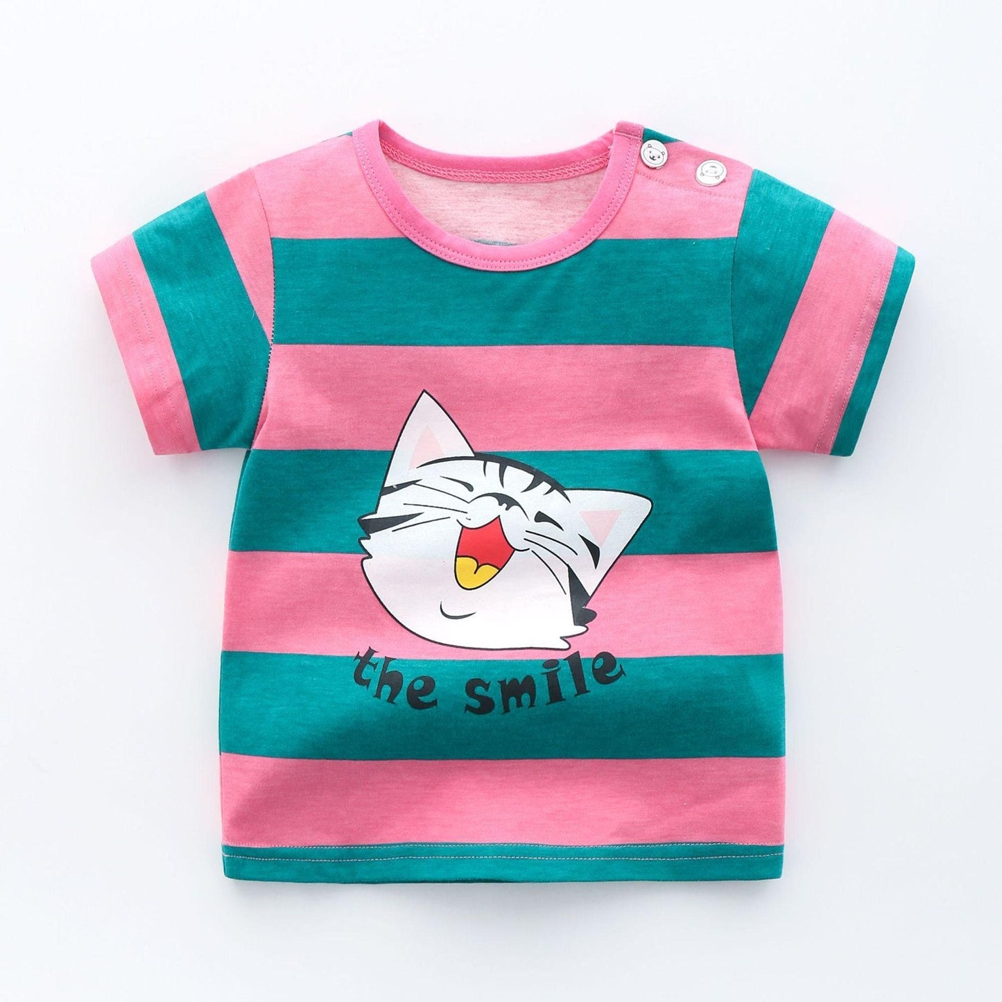 Cotton Candy Comfort: Kids' Essential Cotton T-Shirt for Everyday Play and Style! - The Little Big Store