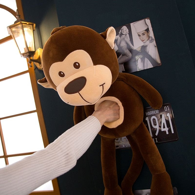 🐵💤 Cozy Critters™ Monkey Plush – 30–70cm of Huggable Cuteness! 🍌💕