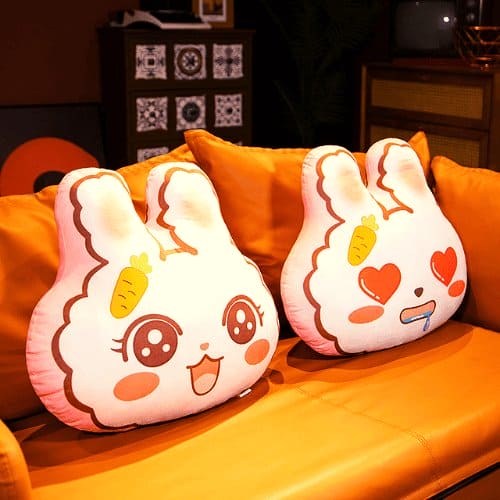 🐰 SnuggleBunny™ – Soft Pillow Doll to Hug, Cuddle & Smile! 💕🛏️