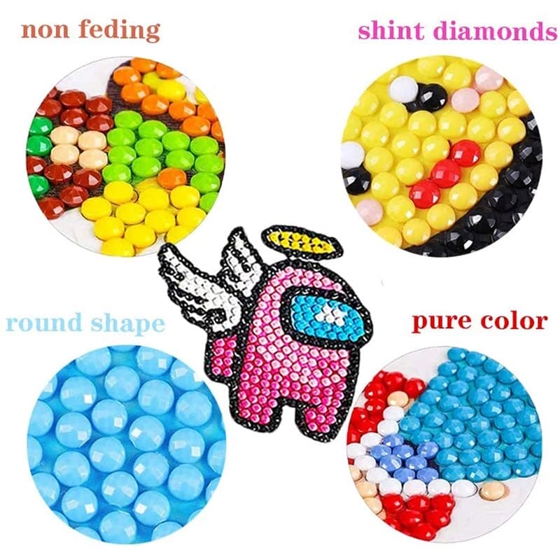 Dazzle with Diamonds: 5D Diamond Painting Stickers for Sparkling Creativity - The Little Big Store