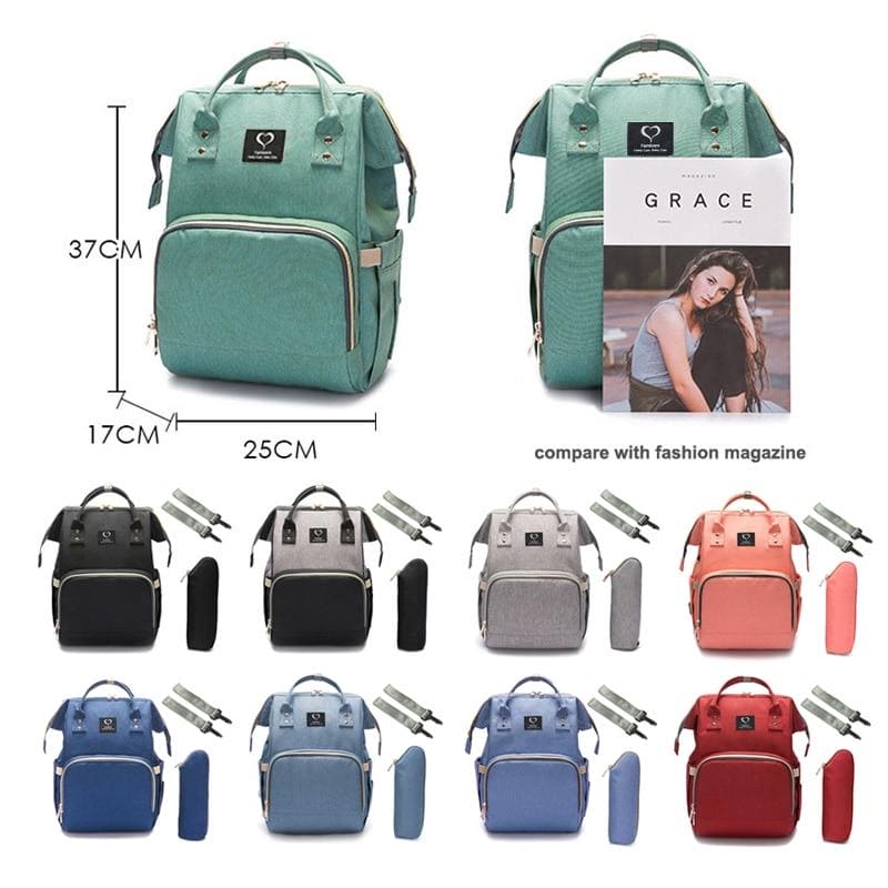 Diaper Bag USB Large Capacity Nappy Bag Waterproof Maternity Travel