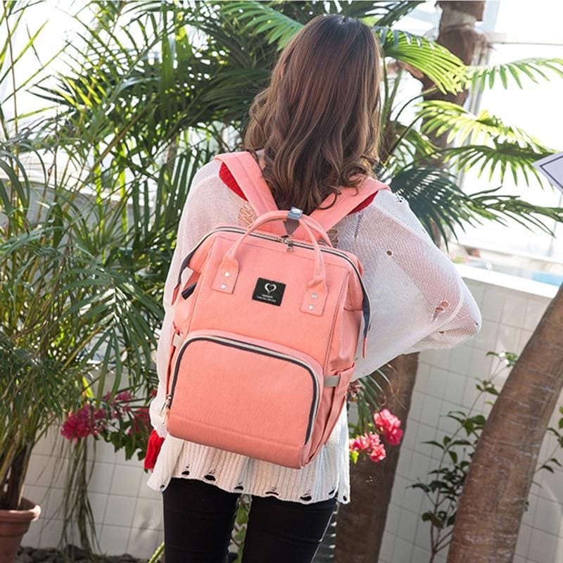 Diaper Bag USB Large Capacity Nappy Bag Waterproof Maternity Travel - The Little Big Store