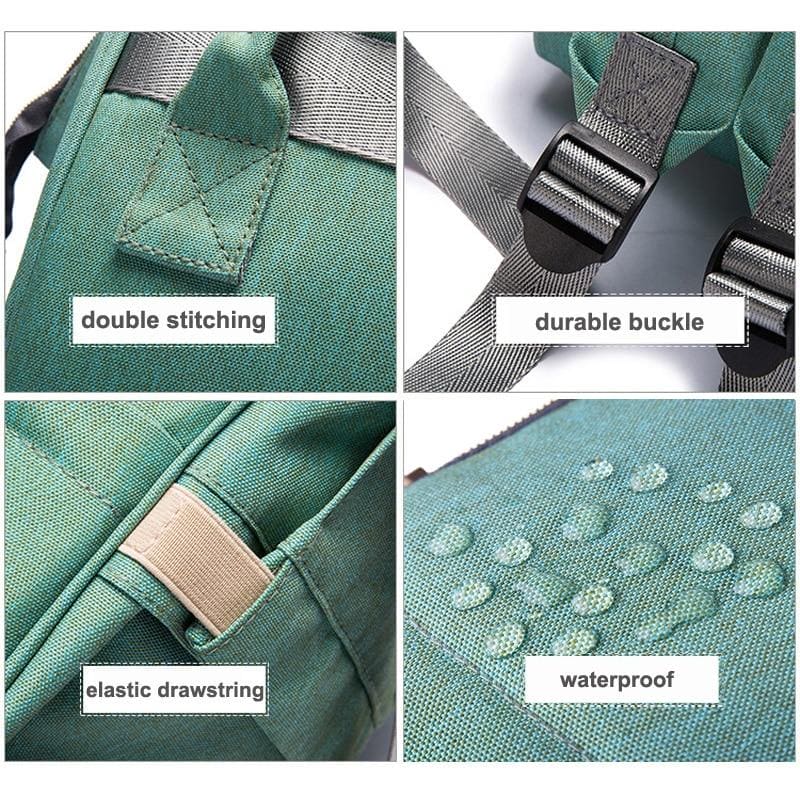 Diaper Bag USB Large Capacity Nappy Bag Waterproof Maternity Travel - The Little Big Store