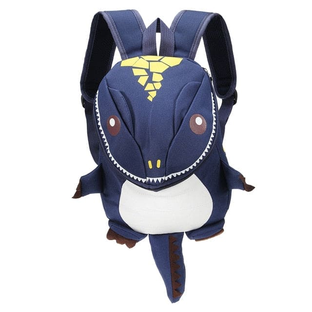 Dino Dreams™: 3D Dinosaur Animal Print Kids Backpack (RANDOM COLOR) – Roar into Adventure in Style!